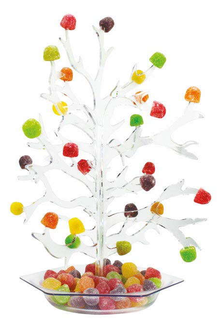 Árvore de plástico para doces
